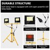 24000 Lumen LED Work Lights with Stand, Floodlight Work Light