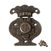 Bronze Latch Hasp with Lock and Key - Furniture Handle Cabinet Lock BL06674 100ea