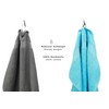 Betz Premium Flannels 100% Cotton 30 x 30 cm Anthracite