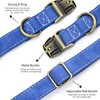 LCG LUCHENGYI Soft Leather Dog Collar, Adjustable Heavy Duty Pet