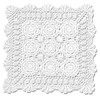 23 Inch Square White 100% HANDMADE Crochet Lace Placemats Doilies