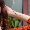 Oottati 2 Sheets Small Tiny Temporary Tattoo Stickers Love you