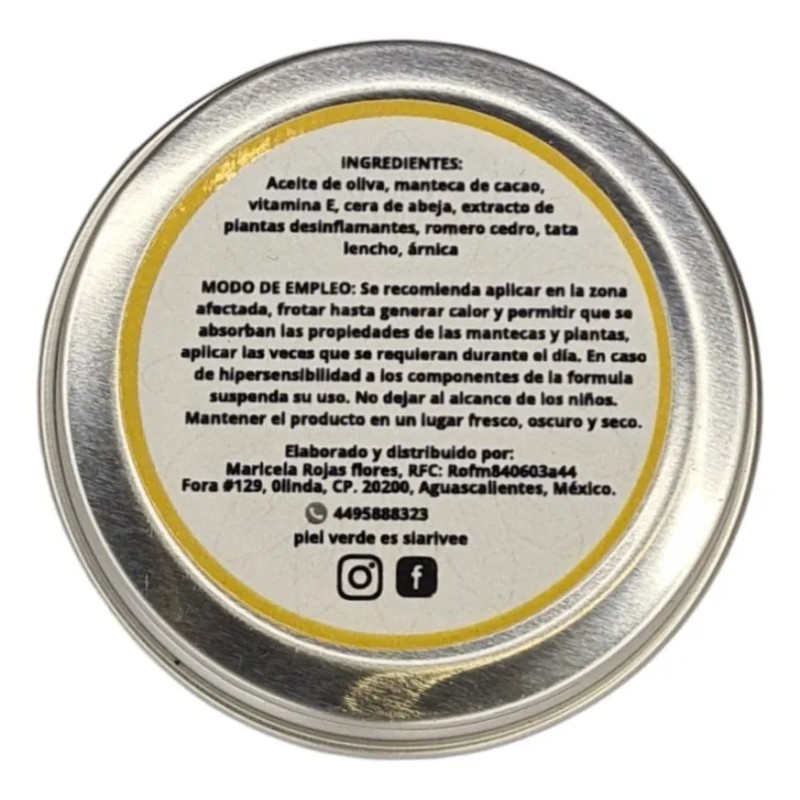 3 Pomada Chimtia 30grs Manteca Cacao Karite Desinflamantes Neutra