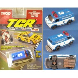 Tyco 1991 TYCO TCR Race Track Chevy VAN HO Slot less JAM Carded Total Control Racing!