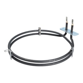 LUTH Premium Profi Parts Heating Element Ring Heating Hot Air Compatible with Bauknecht Whirlpool 480121101186 Indesit C00311196 Oven