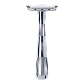 Leaf Shave Twig Razor + Blades - Chrome, 1 Razor + 5 Blades