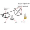 Metal Gyroscope Anti Gravity Rotating Top Gyroscope Balance Toy Educational