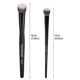 Makeup Brush Set, 2 Counts/set Fingertip Foundation Brush & Fingertip Concealer Brush, Face Makeup Tools, Gift for Women & Girl