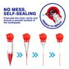Toothpaste Dispenser with Self-Closing Cap No Mess No Waste, Fits