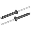 sourcing map Aluminum Blind Rivets, 4mm x 25mm 27mm Mandrel
