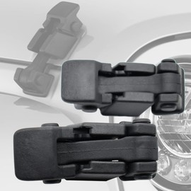 MACHSWON Hood Lock Catch Rubber Hood Latch Covers For Jeep Wrangler JK 2007-2018 Hood Latch Right and Left Sets Replace Protect Engine Styling Parts for Jeep JK Hood Latches