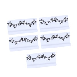 Mikinona False Eyelashes Paper Cutting Christmas Lashes 5 Pairs Pack for Women Unique Design