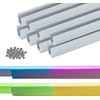 Shine Decor 3.3FT/1M Aluminum Track Channel Mounting Bracket, for 10mm