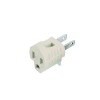 Smart Electrician 3 to 2 Prong Electric Cord Outlet Grounding Adapter Converter