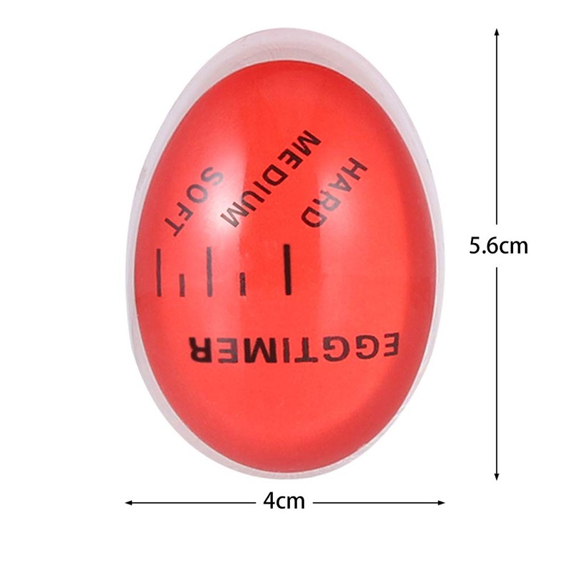 Provone 3pcs Egg Timer, Thermometer Color Changing Indicator Boiling Eggs