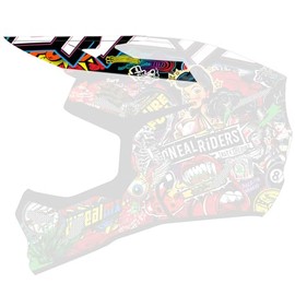 O'NEAL Unisex Adult Visor Helmet, Black, One Size