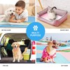 Heflashor Dog Cooling Mat Large 150 * 100cm,Anti-Slip Pet Cooling
