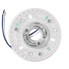 Ledytech 4.92'' LED Ceiling Fan Light Retrofit Kit, Ceiling Flush Light, Ceiling Fan Light Replacement Panel PCB 2200Lm 120V 18W (3CCT)