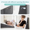 Cozymaker 7.5" Bed Wedge Pillow for Sleeping After Surgery, Back
