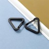 2pcs Triangle Carabiner Clip, Stainless Steel Quick Release Keychain Carabiner