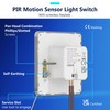 LIDER PIR Motion Sensor Light Switch, Occupancy/Vacancy Modes, Durable Metal