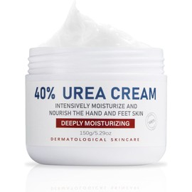 OUKEYA Urea Cream 40 Percent, Urea Foot & Hand Cream for Cracked Heels and Dry Skin, Urea Lotion for Deep Moisturizing, Callus Remover Nourishes Soften, Foot Moisturiser for Women&Men,Maximum Strengt