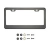 Matte Flat Black License Plate Frame T304 Stainless Steel +