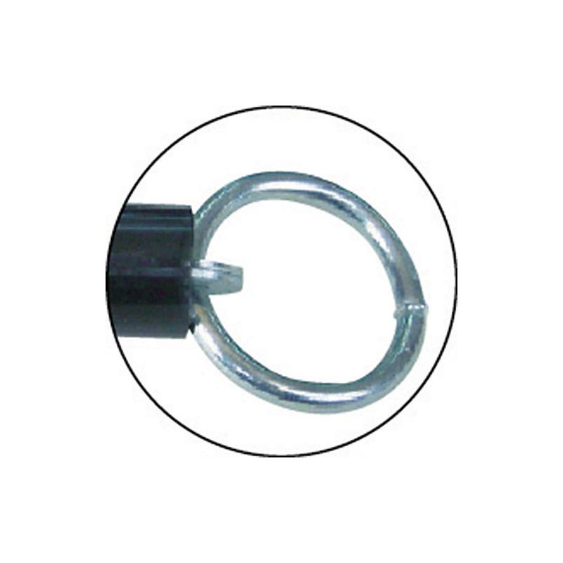 nissatyein Beware Strand Iron, Unichrome (Black Translucent Tube Through) φ