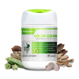 Colon Cleanse Supplement Extra Strength 60 Billion Probiotics 15-Day Gut & Colon Support for Digestion Bloating Relief Caffeine-Free