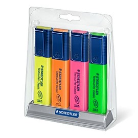 Staedtler Textsurfer Classic - Juego de 4 colores de arcoíris (364SC4)