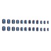 Resweky Short Medium Square False Nails French Print on Nails