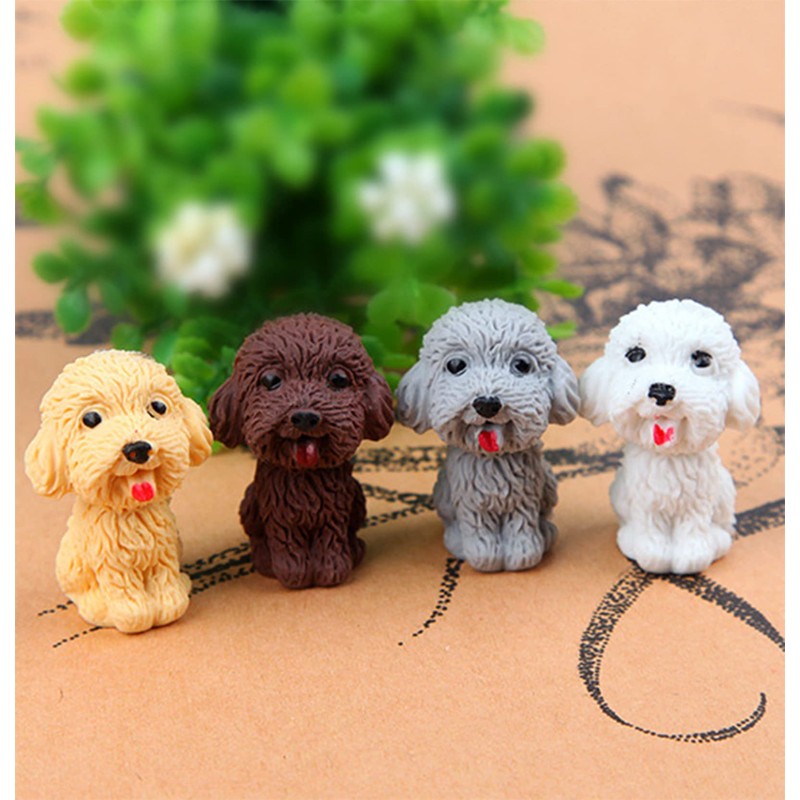 Ranvi 36 PCS Cartoon Animal Dog Eraser,Creative Teddy Dog Shaped