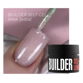 K Professional Builder Gel - Self Level - Nail Modelling - UV LED - Nail Extension - Gel Builder - Pink Shiny - 13 g