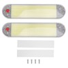 2Pcs Car Interior Roof Reading Light DC 12V‑24V COB with