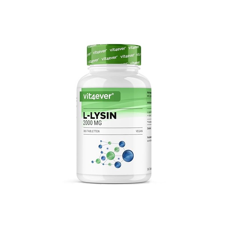 Vit4ever® L-Lysine 2000 - 350 Tablets - 2000 mg per
