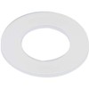 TRUSCO Nylon Washers for M3, 50 Pieces, BPA6-W3.2X8X0.5, White