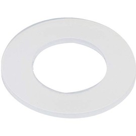 TRUSCO Nylon Washers for M3, 50 Pieces, BPA6-W3.2X8X0.5, White