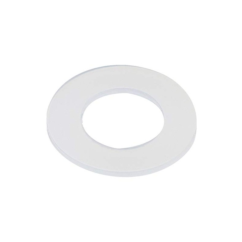 TRUSCO Nylon Washers for M3, 50 Pieces, BPA6-W3.2X8X0.5, White