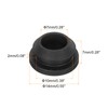 sourcing map 10Pcs Snap Rubber Grommet Plug Mount Dia 10mm