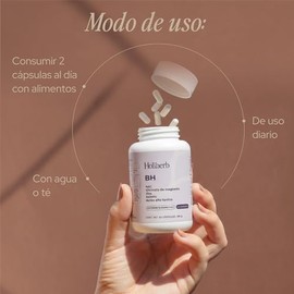 Holiherb Cápsulas BH | Suplemento para mujeres con Zinc, Selenio, NAC, ALA y Glicinato de Magnesio | Rinde 30 días | 2 cápsulas por porción