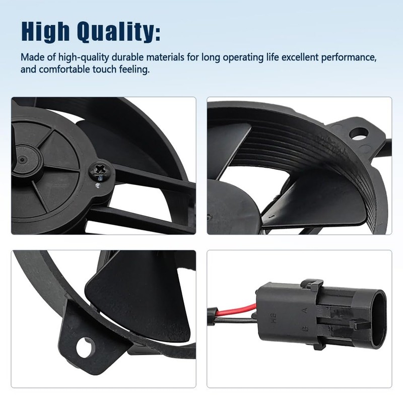 5.2" Puller Fan Replace 30103059, 12V 342 cfm Radiator Cooling