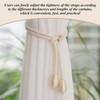 4 Pieces Of Small Flower Curtain Straps, Adjustable Curtain Straps,