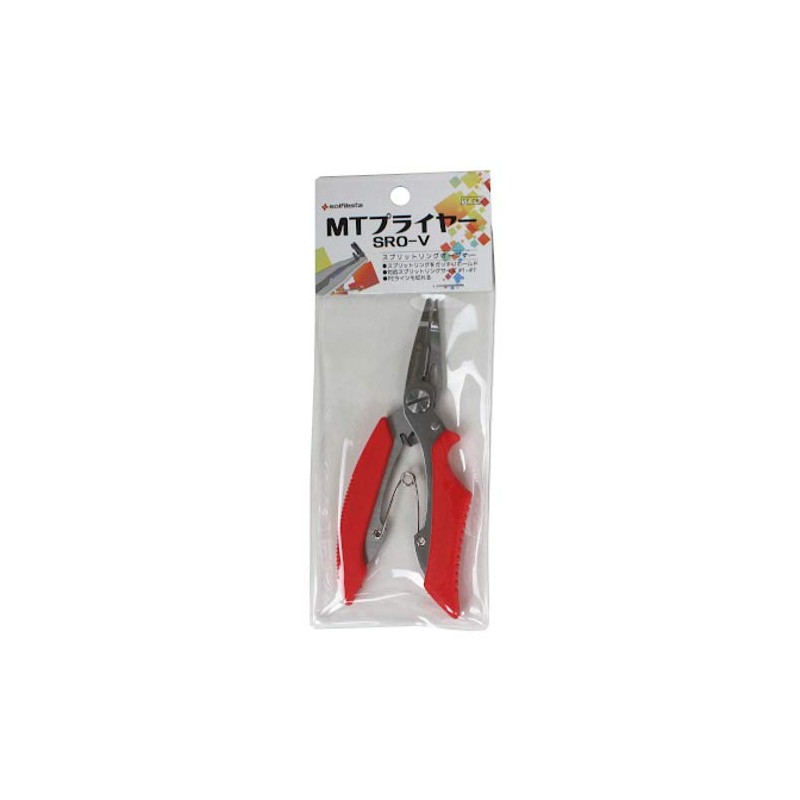 SOLFIESTA MT Pliers SRO-V Split Ring Opener SF-08 Red