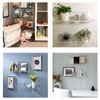 Cerpourt Cerpourt Acrylic Floating Wall Ledge Shelf, Clear Bathroom Storage