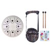 5.5 Inch Mini 8-Tone Steel Tongue Drum C Key Percussion