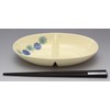 Kiln SOUSEN Medium Plate, Blue, 7.1 inches (18 cm), Setoyaki,