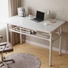Mrsanmu 39.4 Inch Small Computer Desk for Small Space, Small