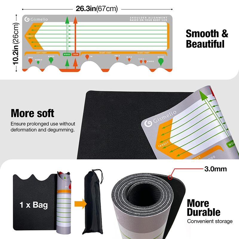 Dprofy Golf Training Mat for Beginners Posture Assistance and Entry-Level
