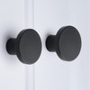 goldenwarm 4Pack Kitchen Cabinet Knobs Black Kitchen Door Knobs Black