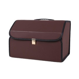 Autopeck Organizador de maletero de coche de alta calidad con cubierta, plegable, portátil, caja de almacenamiento duradera, carga plegable, ideal... 